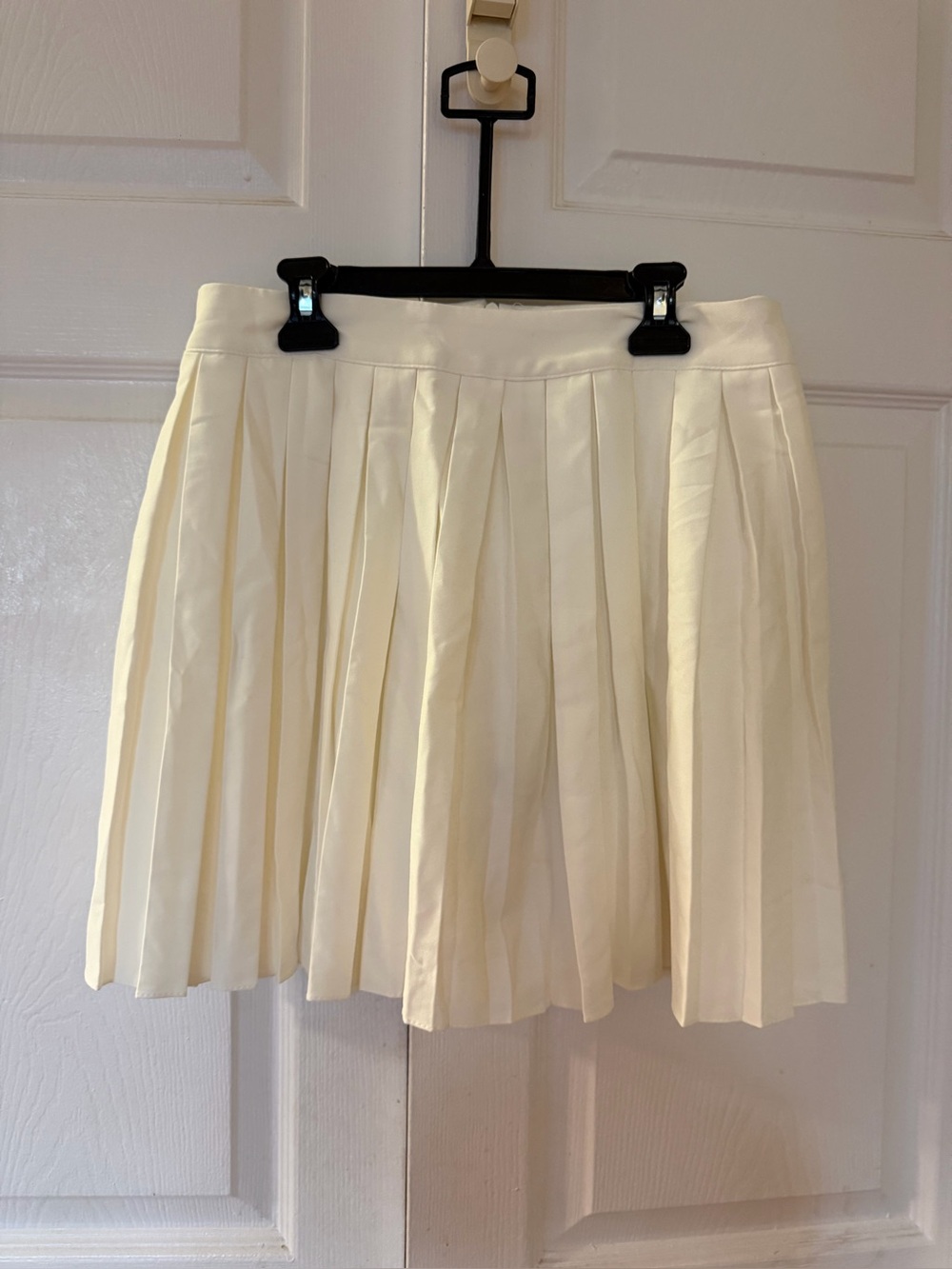 Trendyol Cream Pleated Mini Skirt
